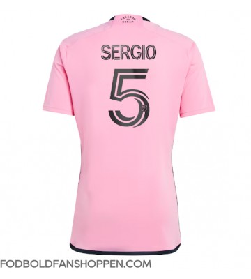 Inter Miami Sergio Busquets #5 Hjemmebanetrøje 2024-25 Kortærmet